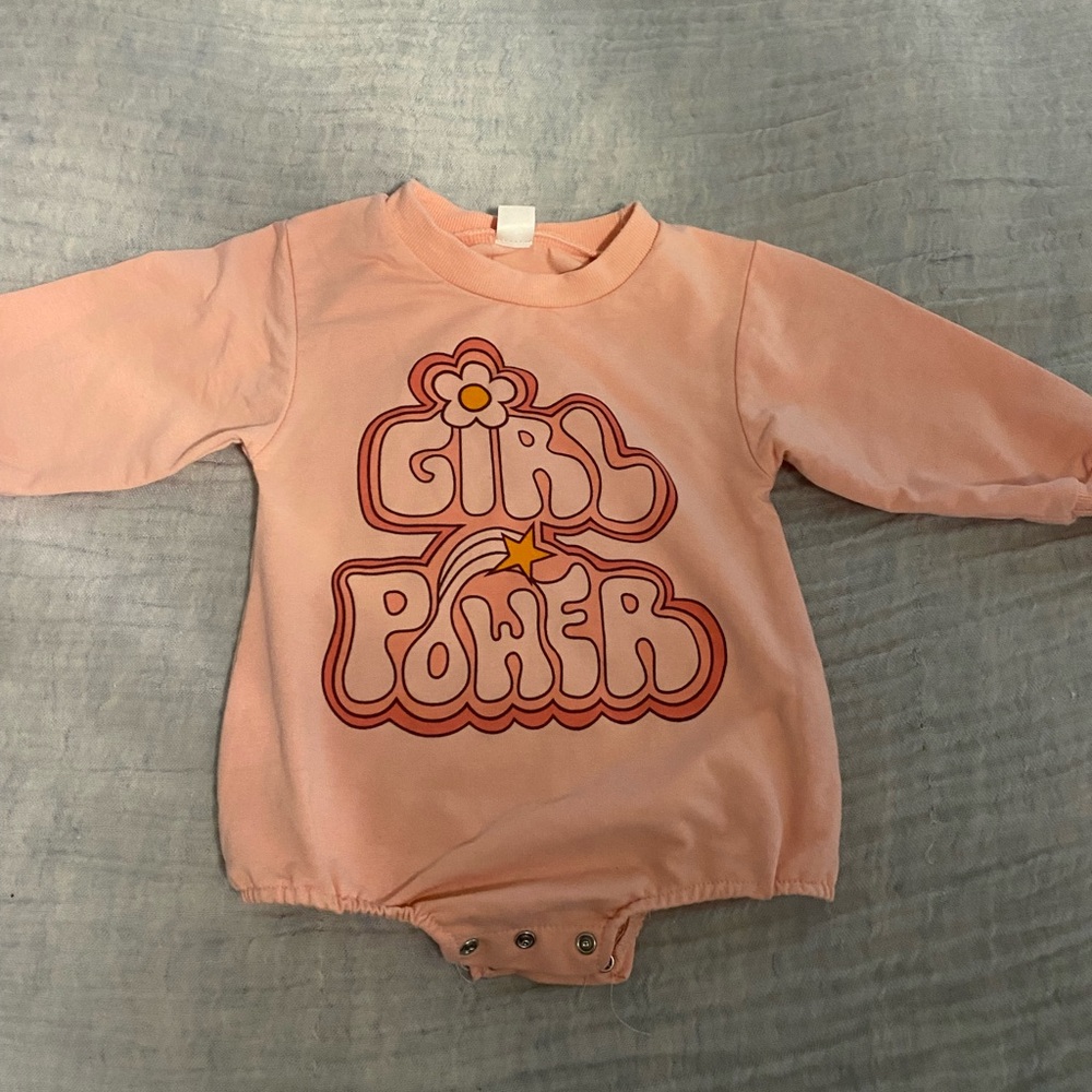 Adorable Girl Power onesie